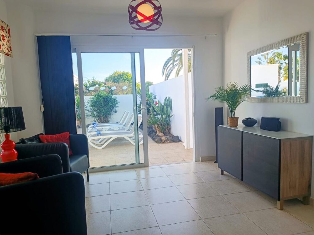 Villa Elysium lounge and living area