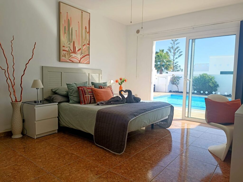 Villa ELysium ground floor double bedroom