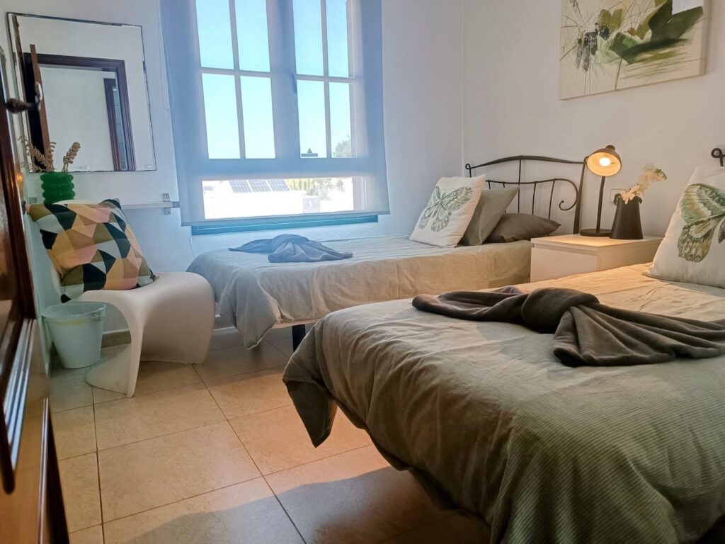 Villa Elysium first floor twin bedroom