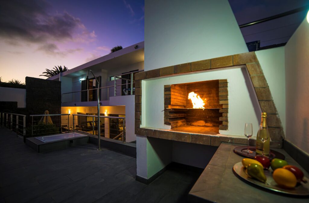 Casa Elisa barbecue area