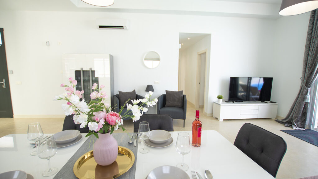 Casa Moda open-plan lounge and dining area