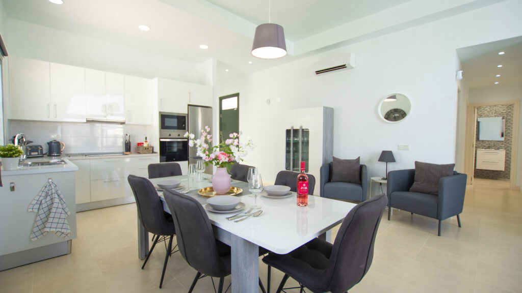 Casa Moda open-plan lounge and dining area