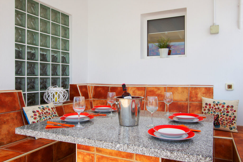 Villa Quintus alfresco dining area