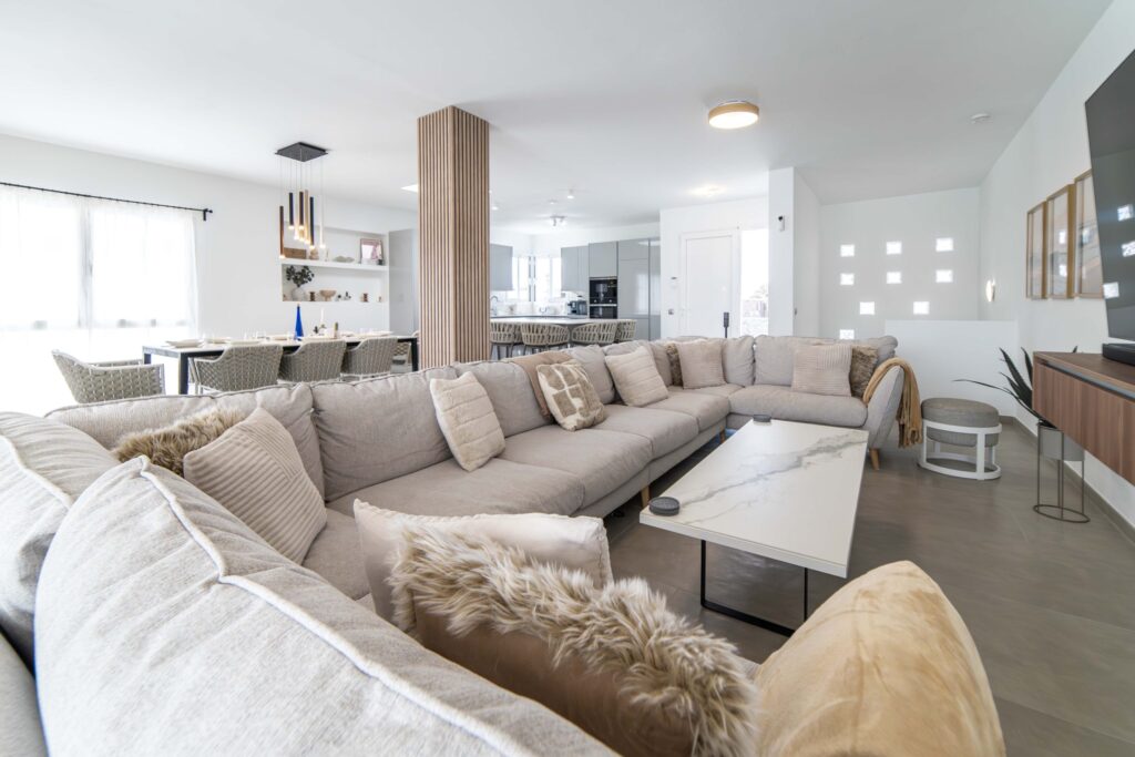 Villa Sol lounge living area