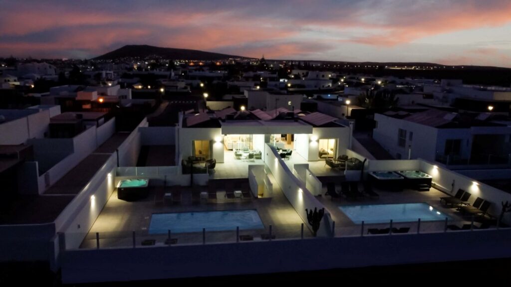 Villa Sol night shot